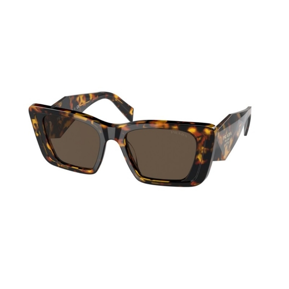 NEW PRADA WOMEN BROWN CAT EYE PR08YS 01V8C1 SUNGLASSES PR 08YS EYEWEAR SPR 08Y - Picture 1 of 6
